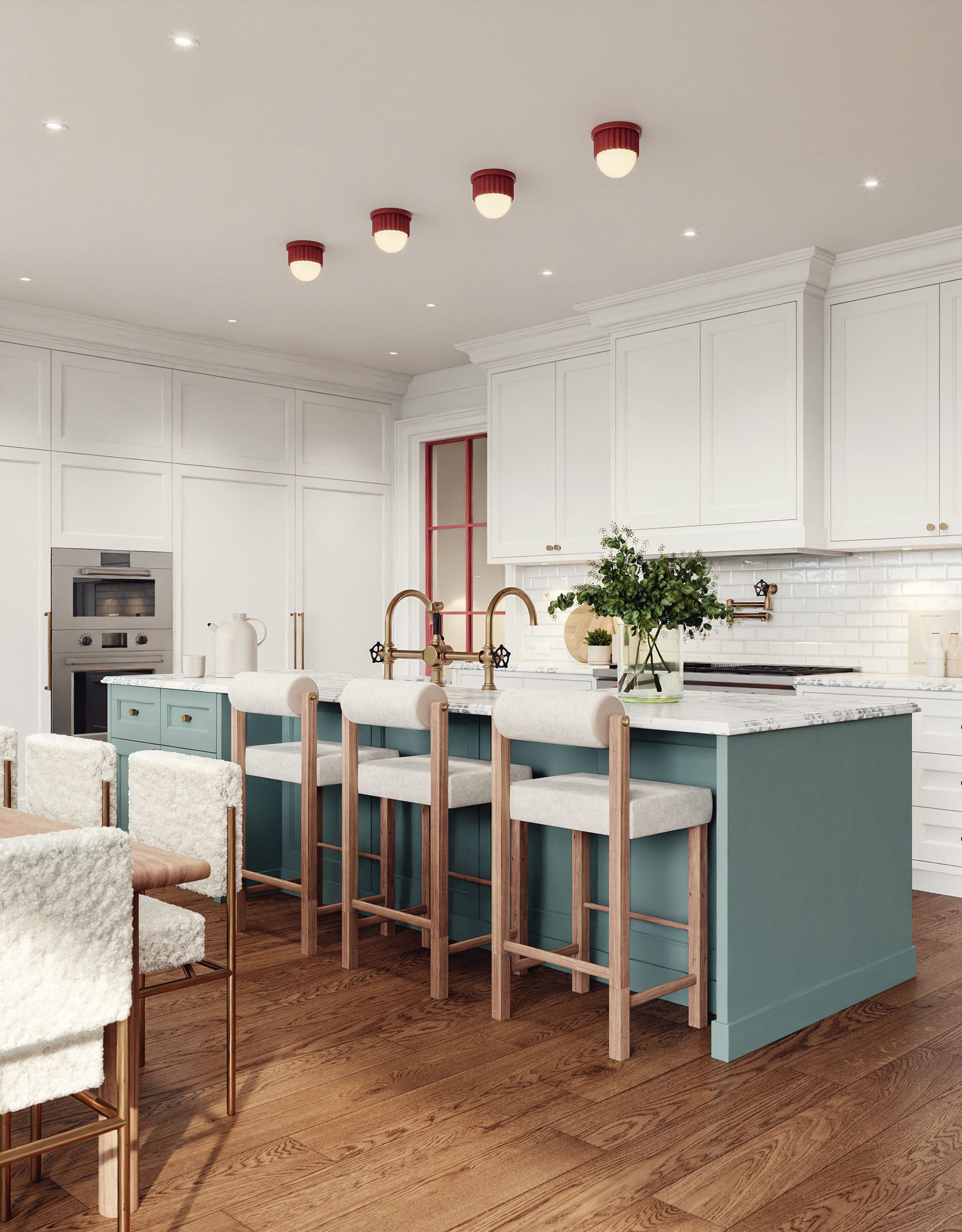 住宅室内装饰（注：这里interior常见理解为室内装饰、内部装修等意思，结合Residential House，这样翻译比较符合语境） 丨Canada丨Base A Studio-7