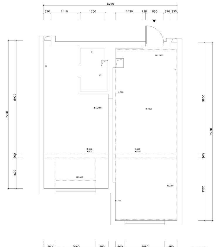 北城半夏原始结构小户型空间优化-4