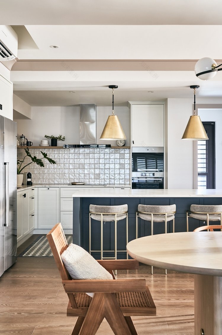 美式平层丨朗禾空间设计-43