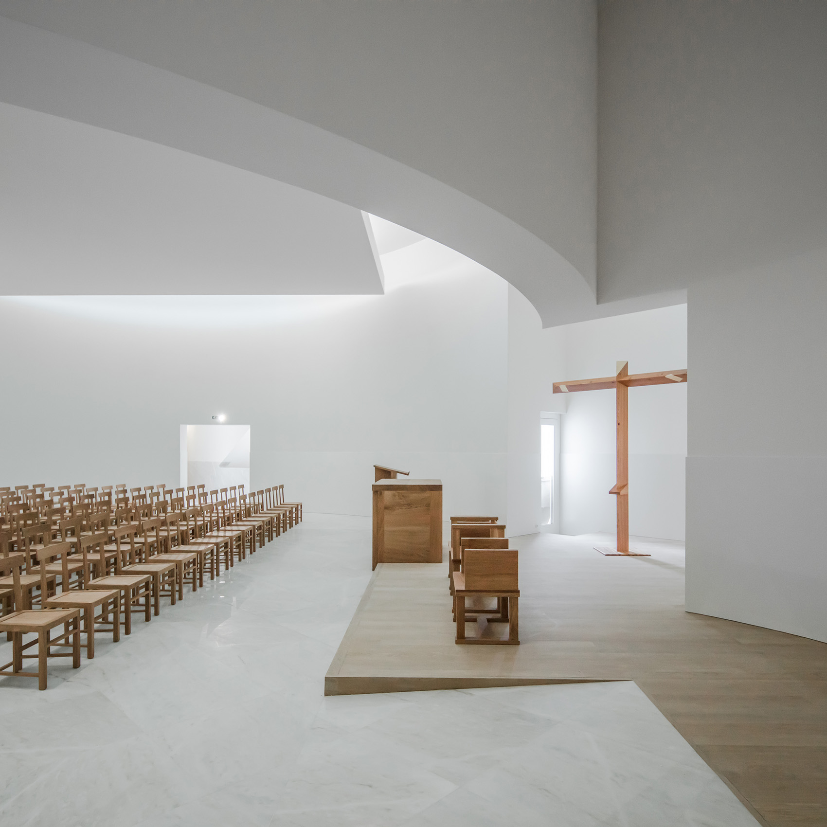 Saint-Jacques-de-la-Lande教堂,法国雷恩 / Álvaro Siza Vieira-64