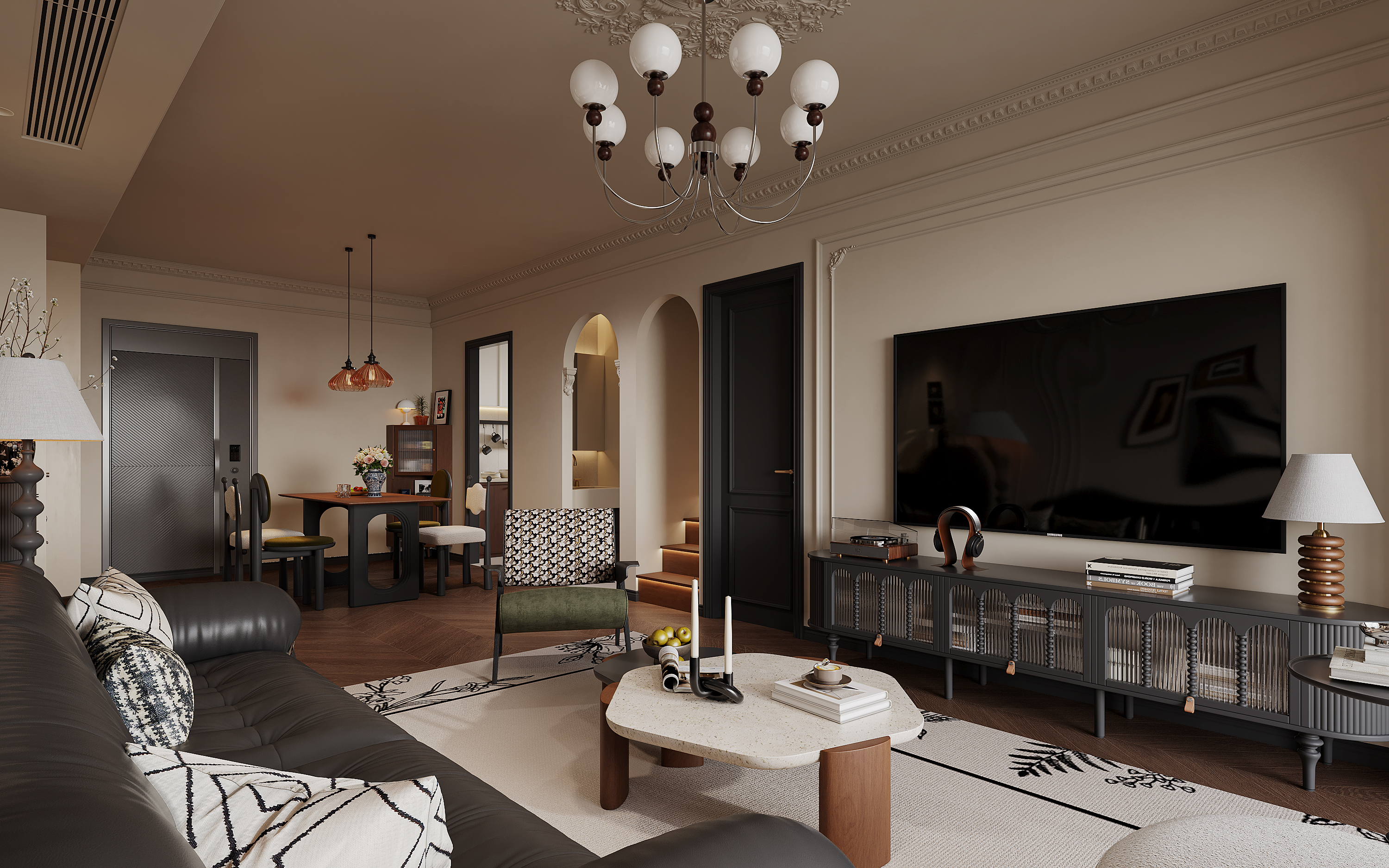 近期渲染｜法式复古-1