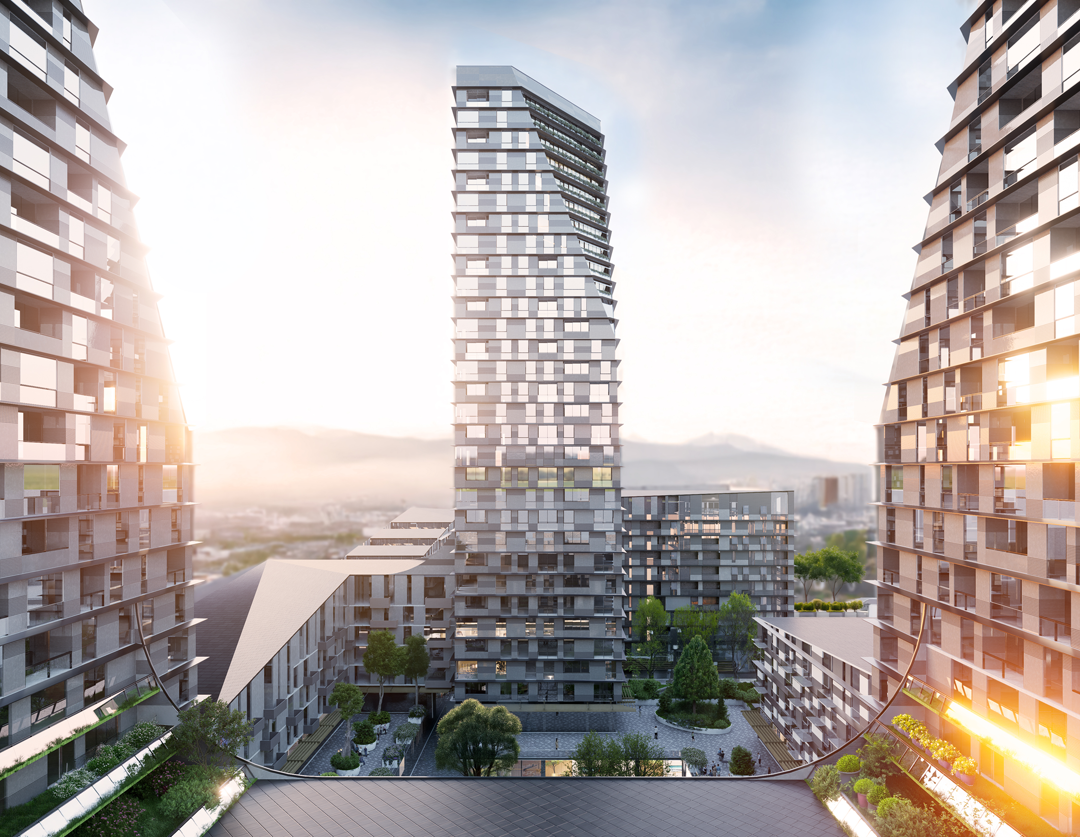 阿尔巴尼亚地拉那“节日之城”混合功能总体规划丨Archi  Tectonics纽约建筑设计事务所-23