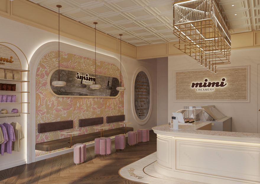 咪咪冰淇淋店丨United StatesLos Angeles丨Futuris Architects-8