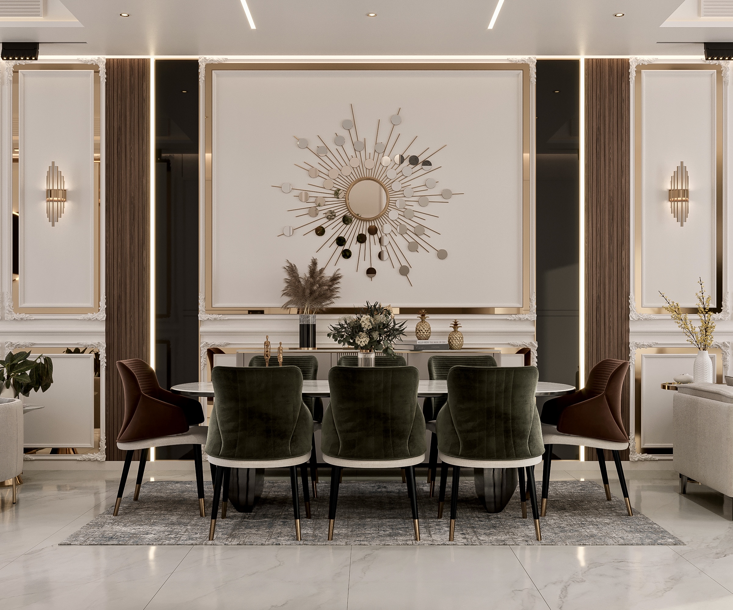 新古典主义别墅接待处丨沙特阿拉伯-4