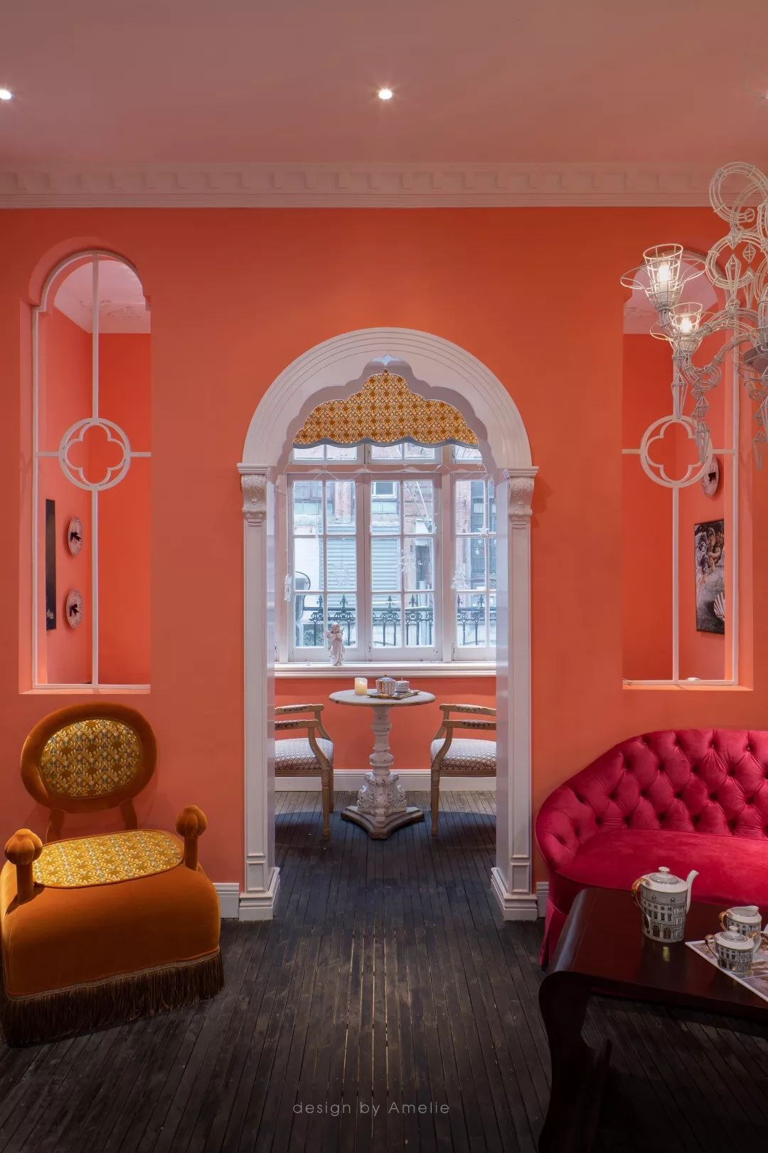 武汉百年老房大变身,甜品店设计展现女性魅力-25