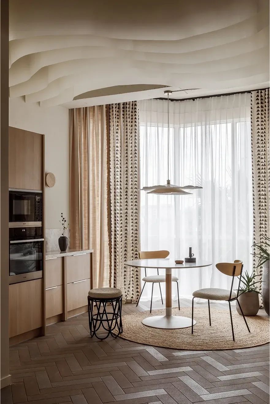 55㎡两人居暖色温馨设计丨Victoria Kalmykova-8