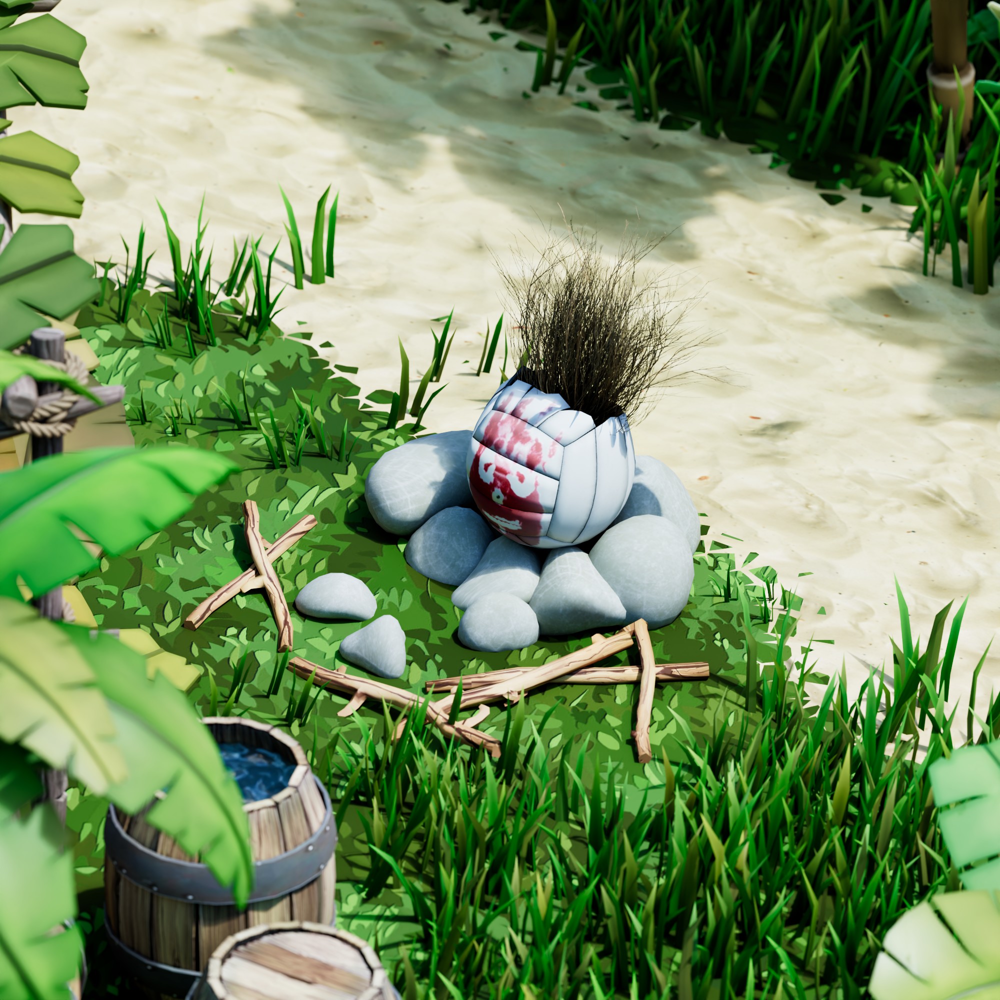 Stylized Desert Island-8