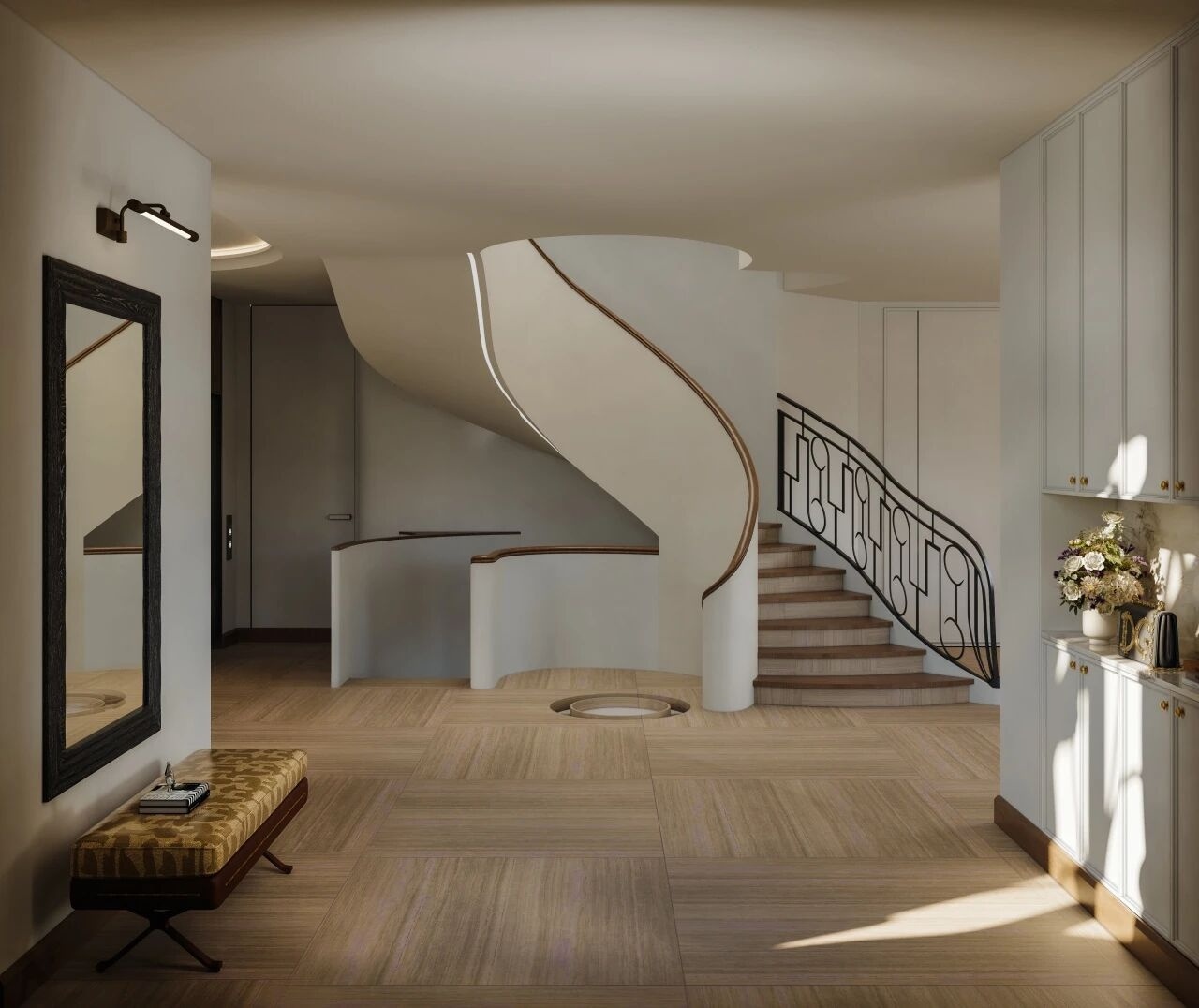 重庆紫檀庄园1300m²曲境别墅丨中国重庆丨美及空间设计-42