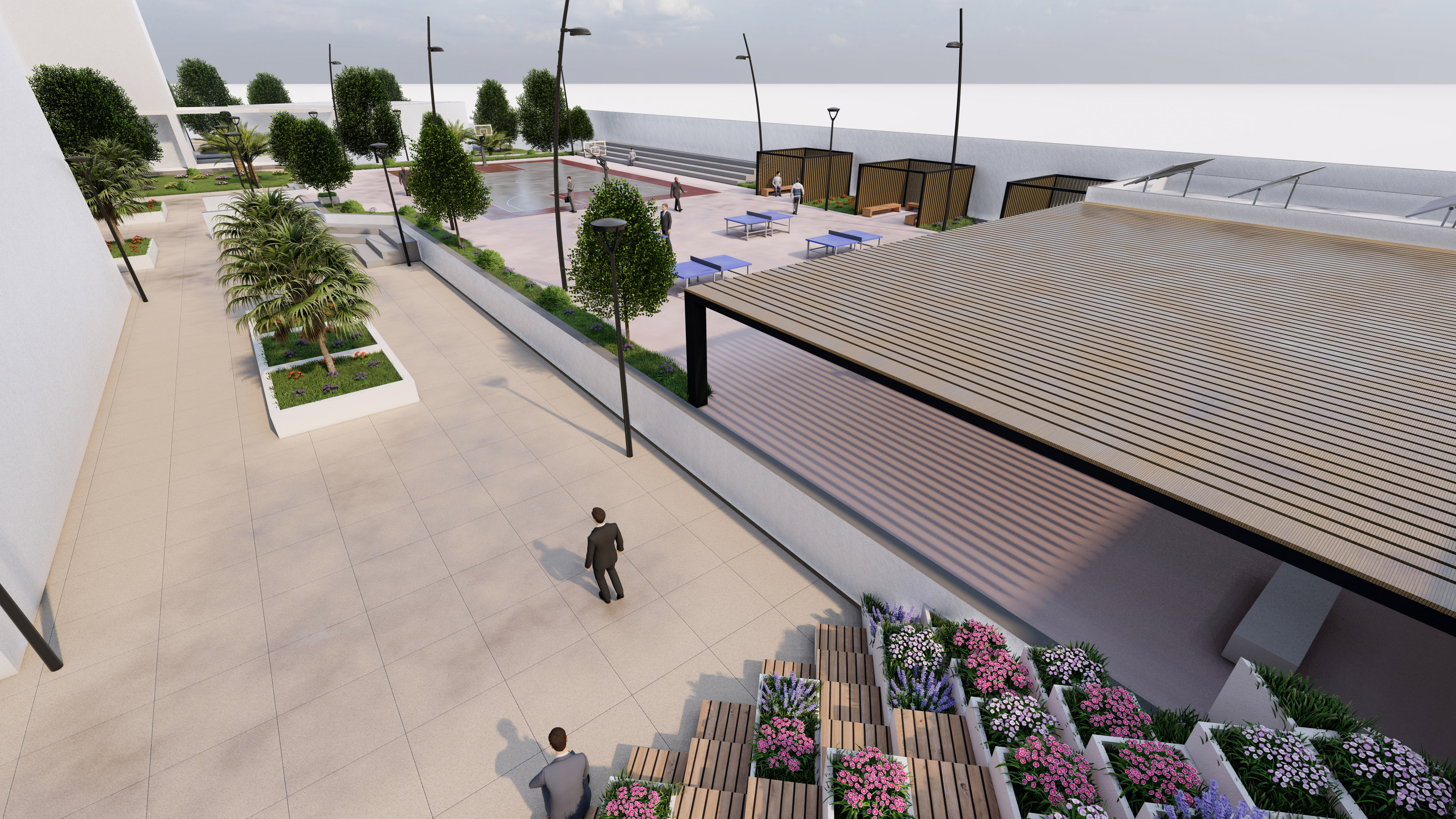 中央财经大学校园景观改造-22