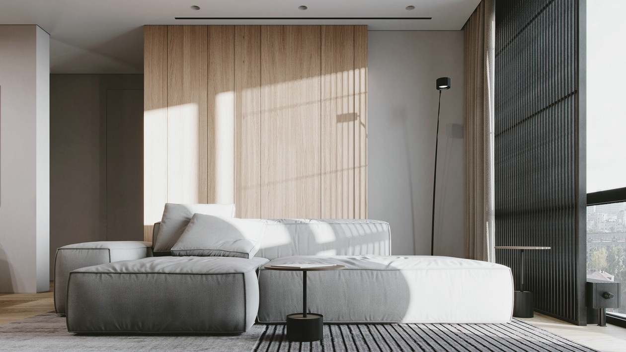 45㎡简约风小空间住宅设计-7