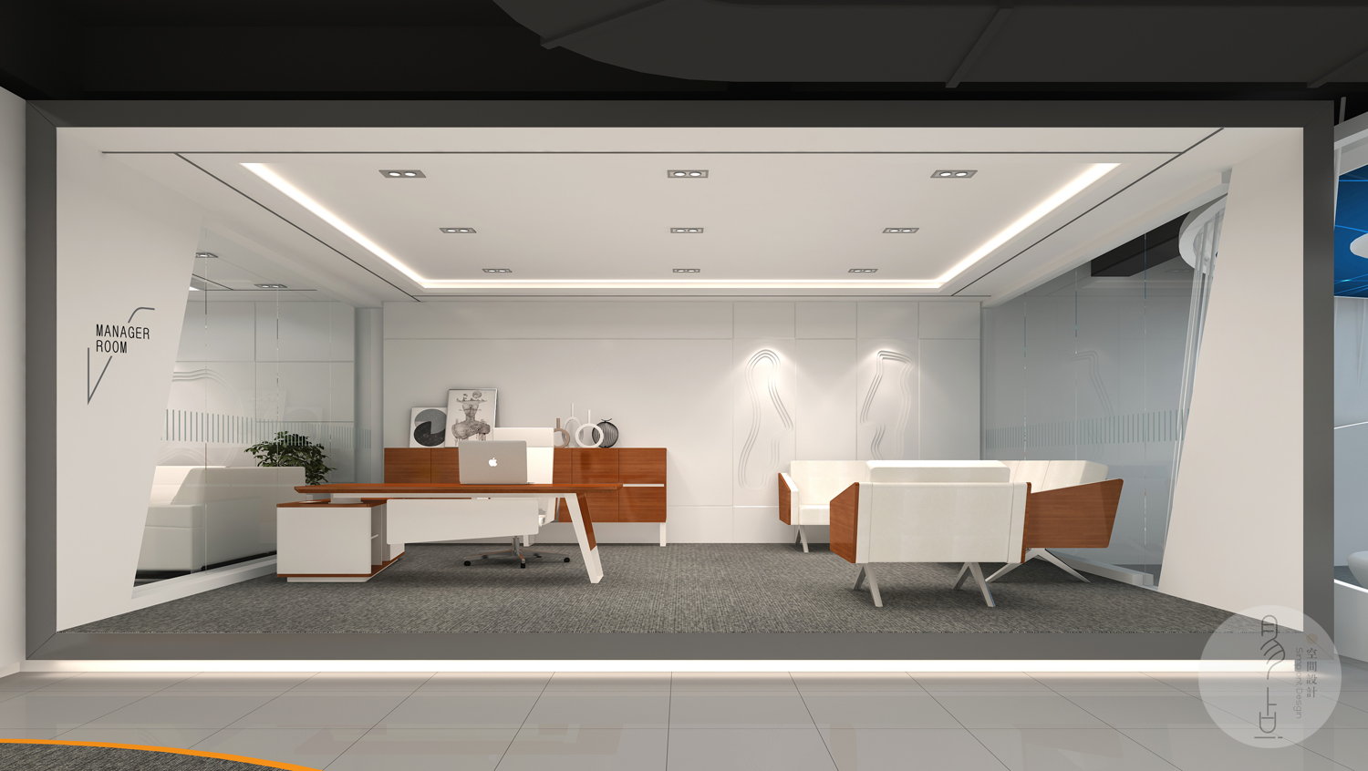 动感办公空间，诠释现代办公理念-13