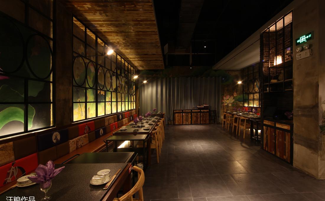 重庆德莊火锅店(渭塘) | 复古与自然的完美融合-14