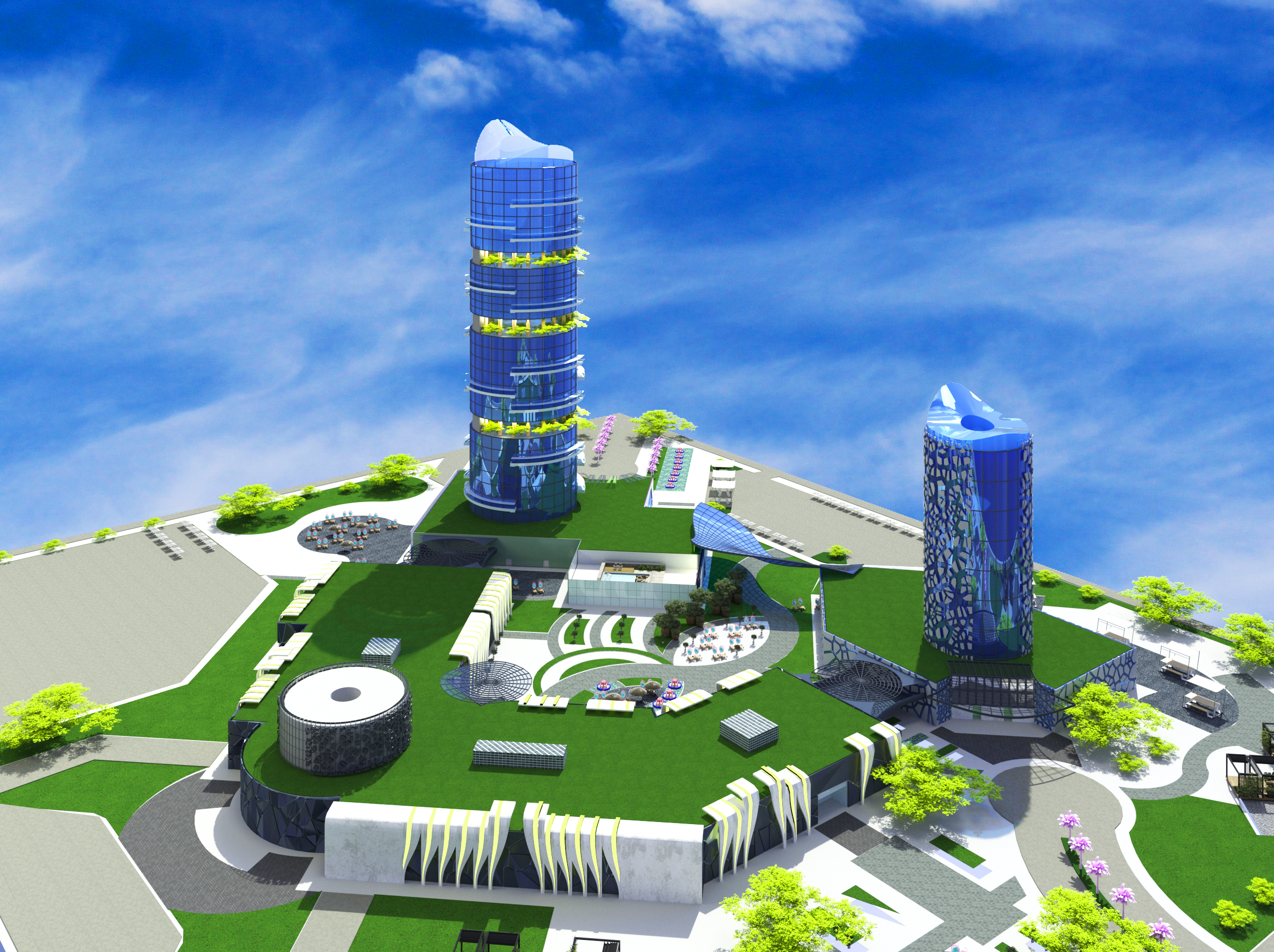 Mixed use tower ( Hotel , Commercial , Administrative )-3