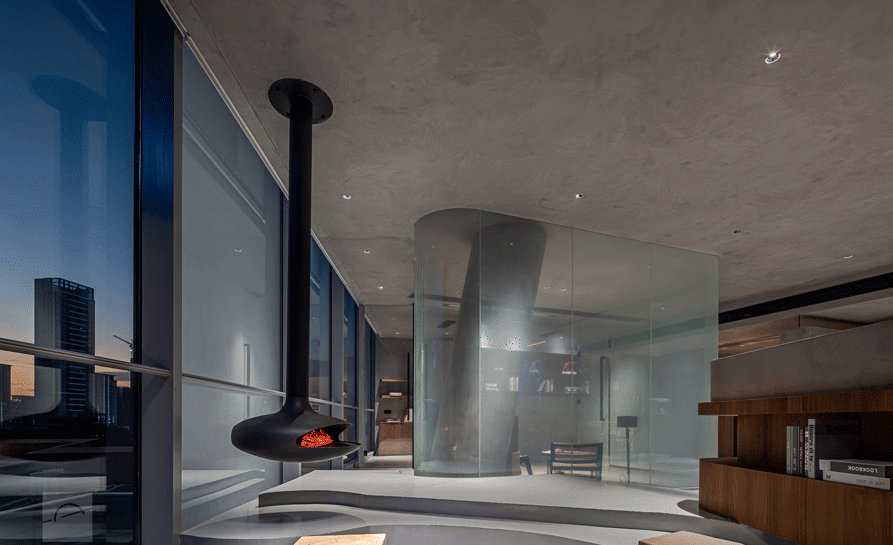 原木简约风设计事务所丨离×合设计事务所-15