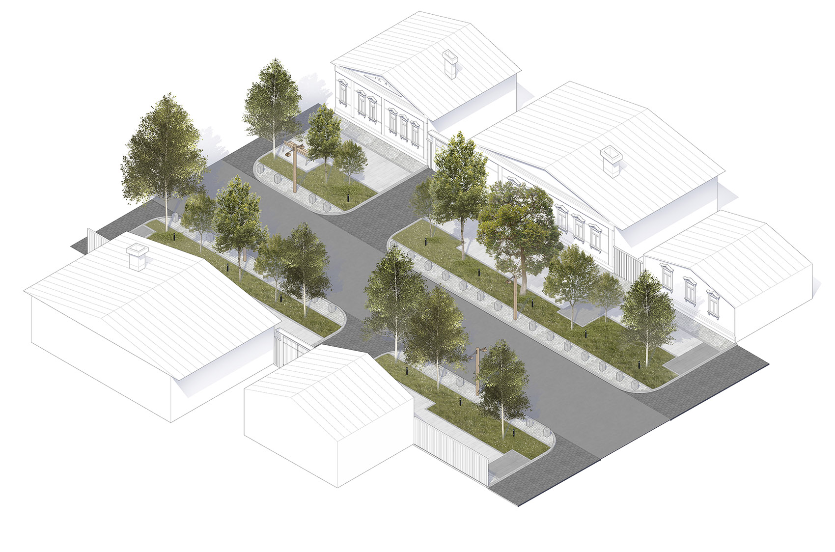 扎赖斯克市中心广场改造，俄罗斯 / Basis architectural bureau-45