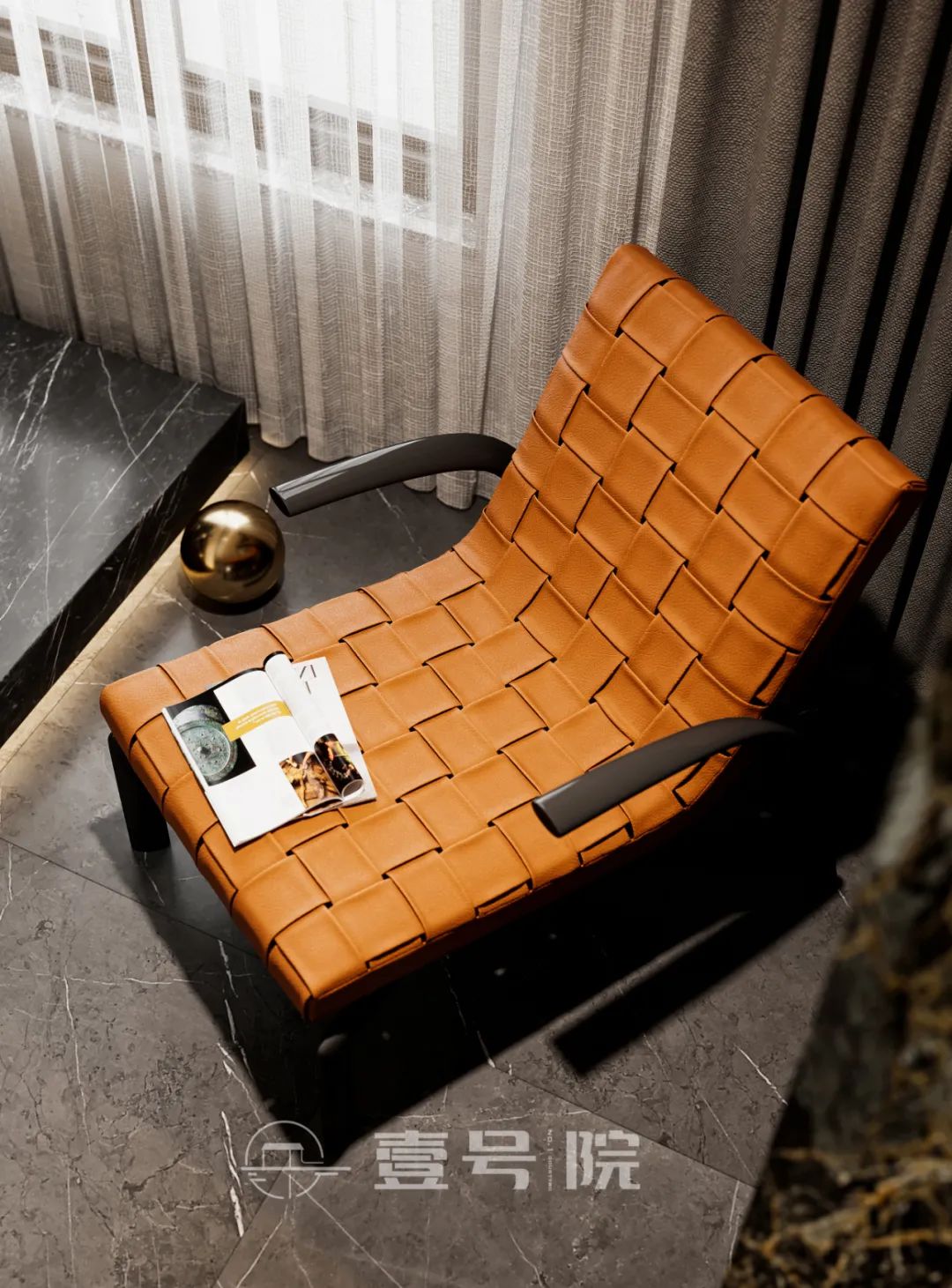 中梁·江督府高级黑家居设计丨壹号院空间-9