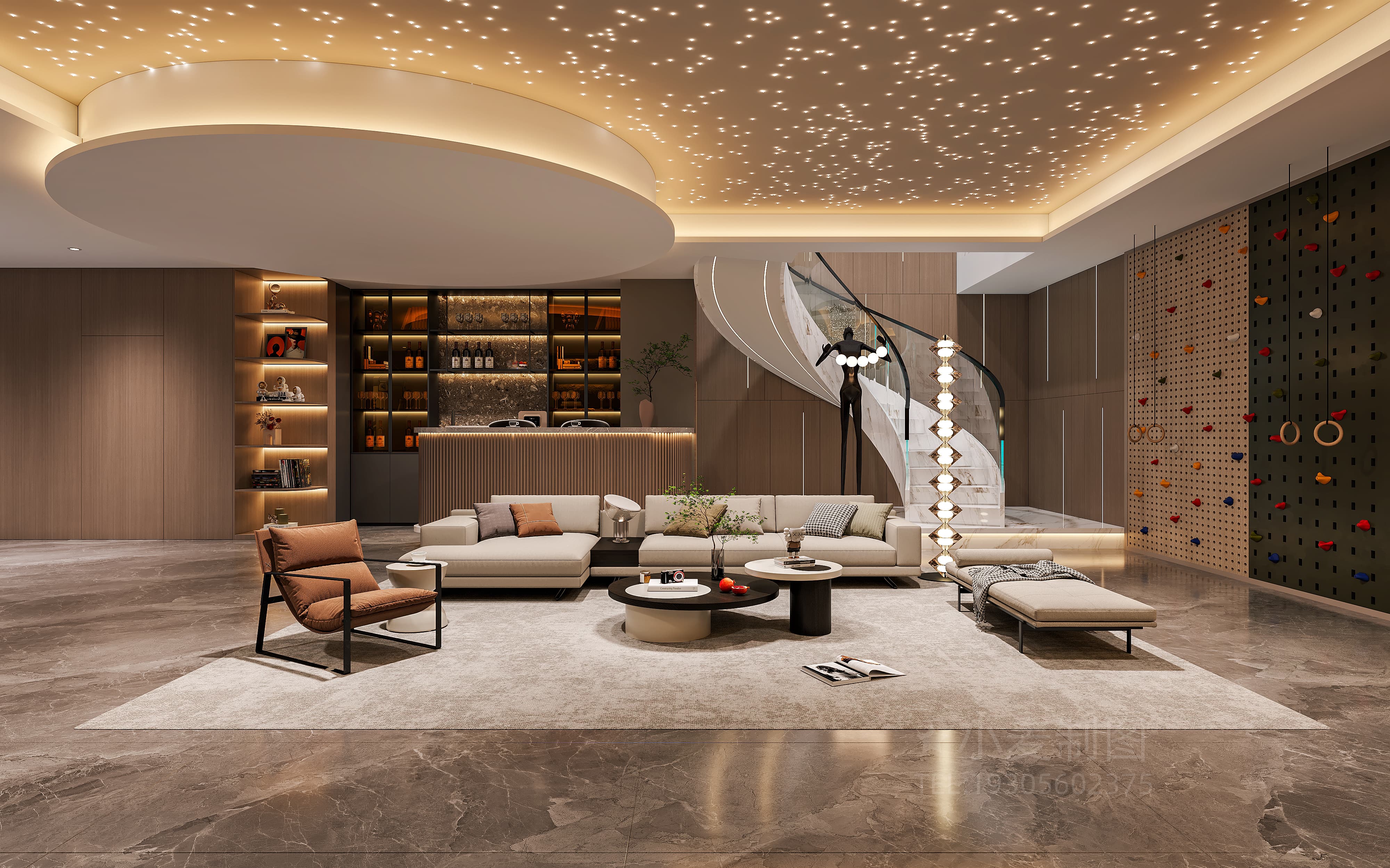 会中别墅丨现代风格案例赏析-6