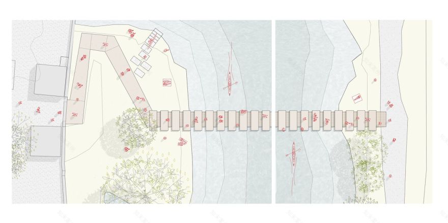Manlleu 河可淹没桥梁设计丨西班牙-14