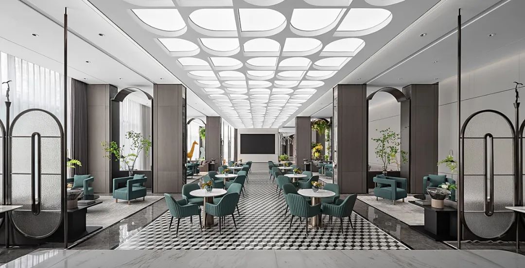 天津中梁·长风雅著售楼处 | 蝶舞花间的灵动空间-39