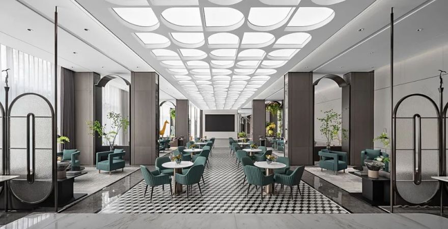 天津中梁·长风雅著售楼处 | 蝶舞花间的灵动空间-39