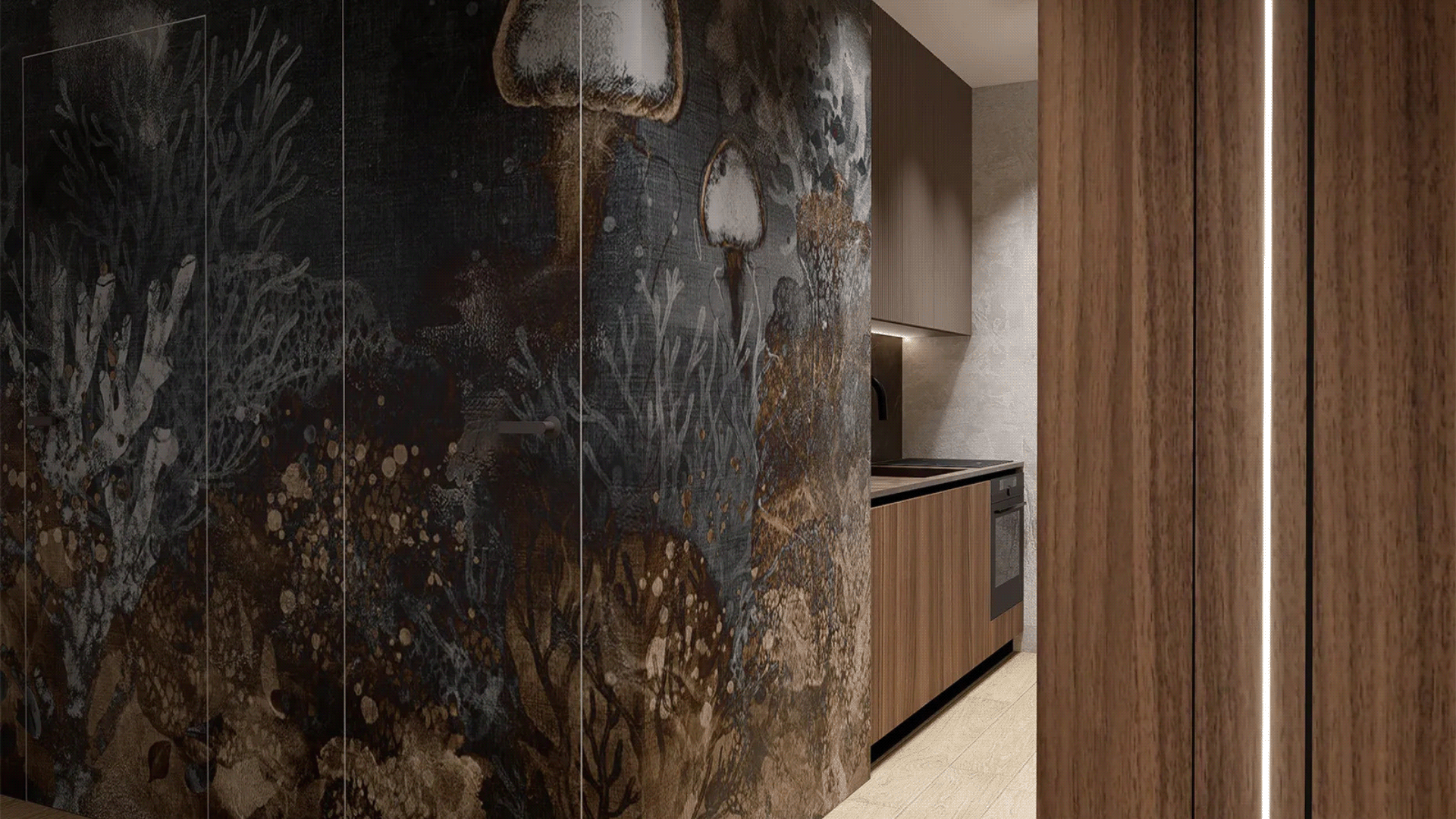 Man Cave – A Modern 100 m² Apartment by M1st Design-11