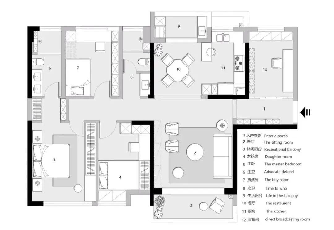 惠州高弘花园现代风格家居设计丨中国惠州丨苏的设计-4