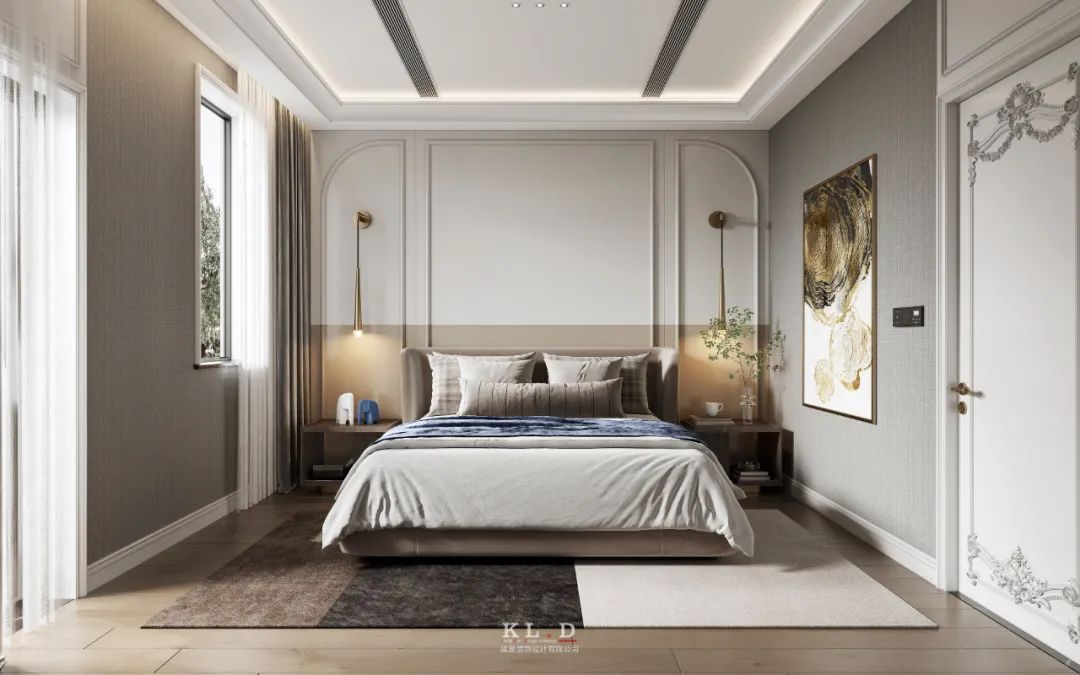 宜昌世纪山水法式轻奢豪宅丨中国宜昌丨KL·D 梁昆原创设计-61