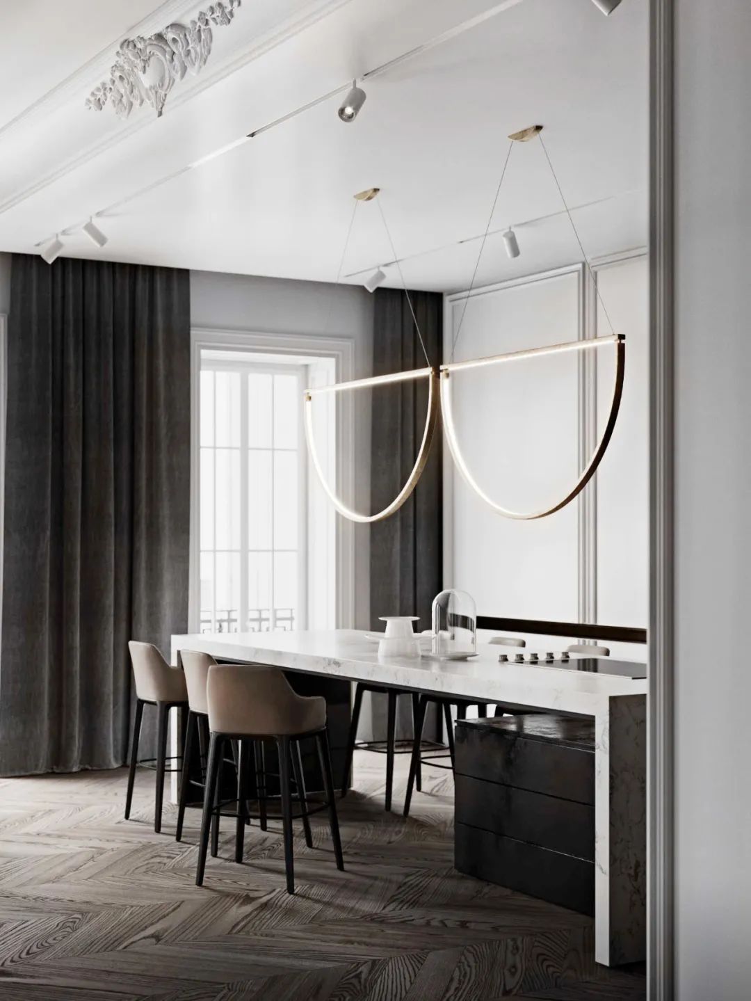 简约古典风格的空间美学演绎丨PRIMESTUDIA,MART Architects-49