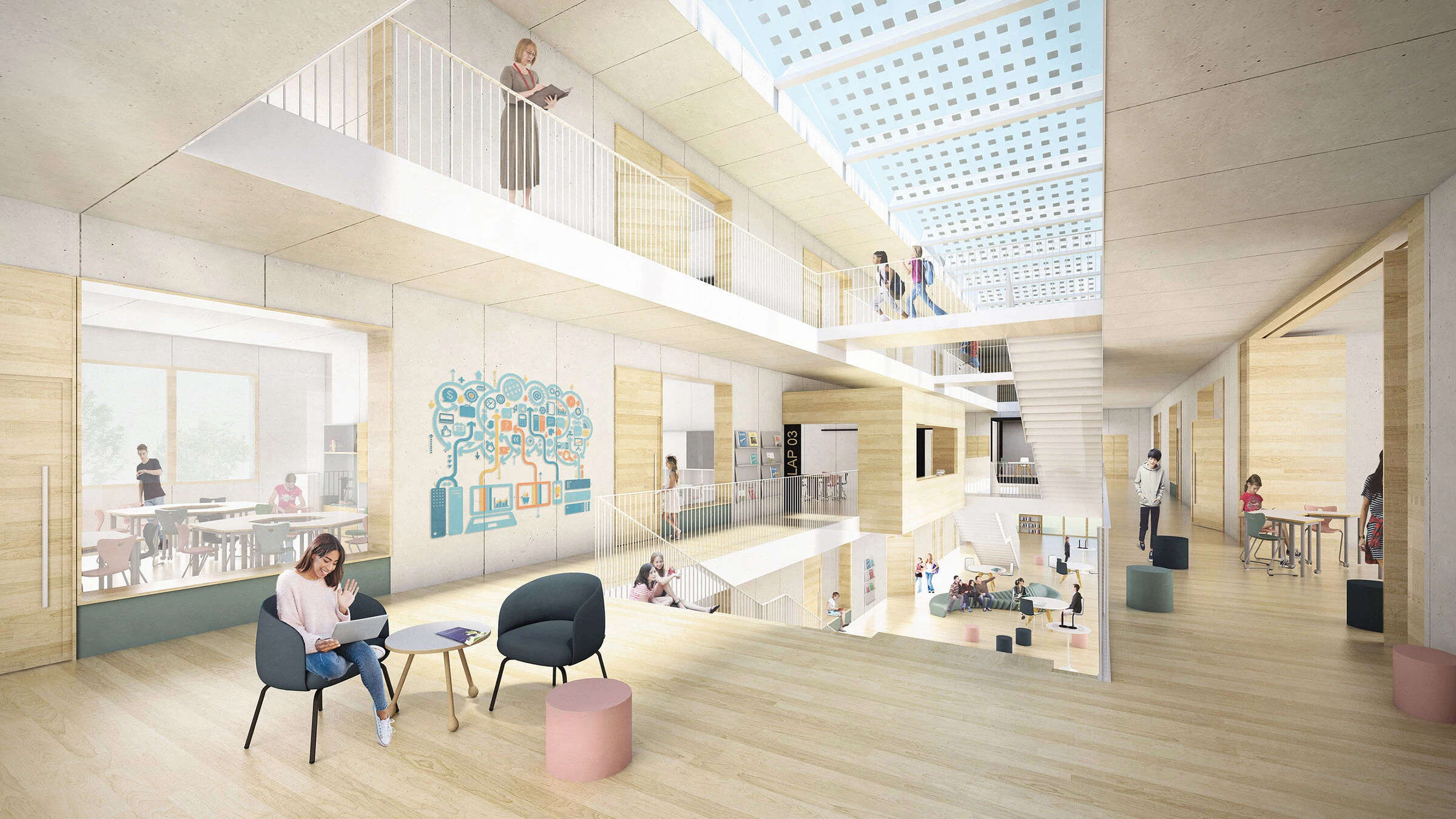 PAN·PANZACCHI 中学丨意大利博洛尼亚丨Archisbang,AREAPROGETTI srl-6