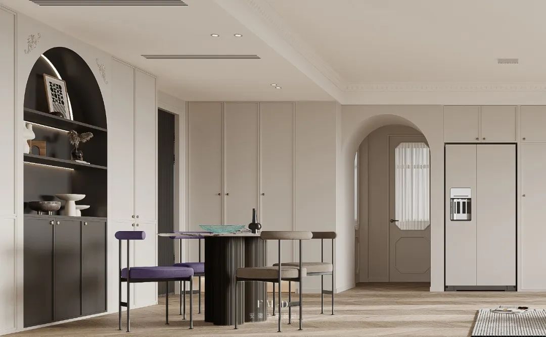 140㎡法式自由空间丨中国六安丨飞墨设计组-31