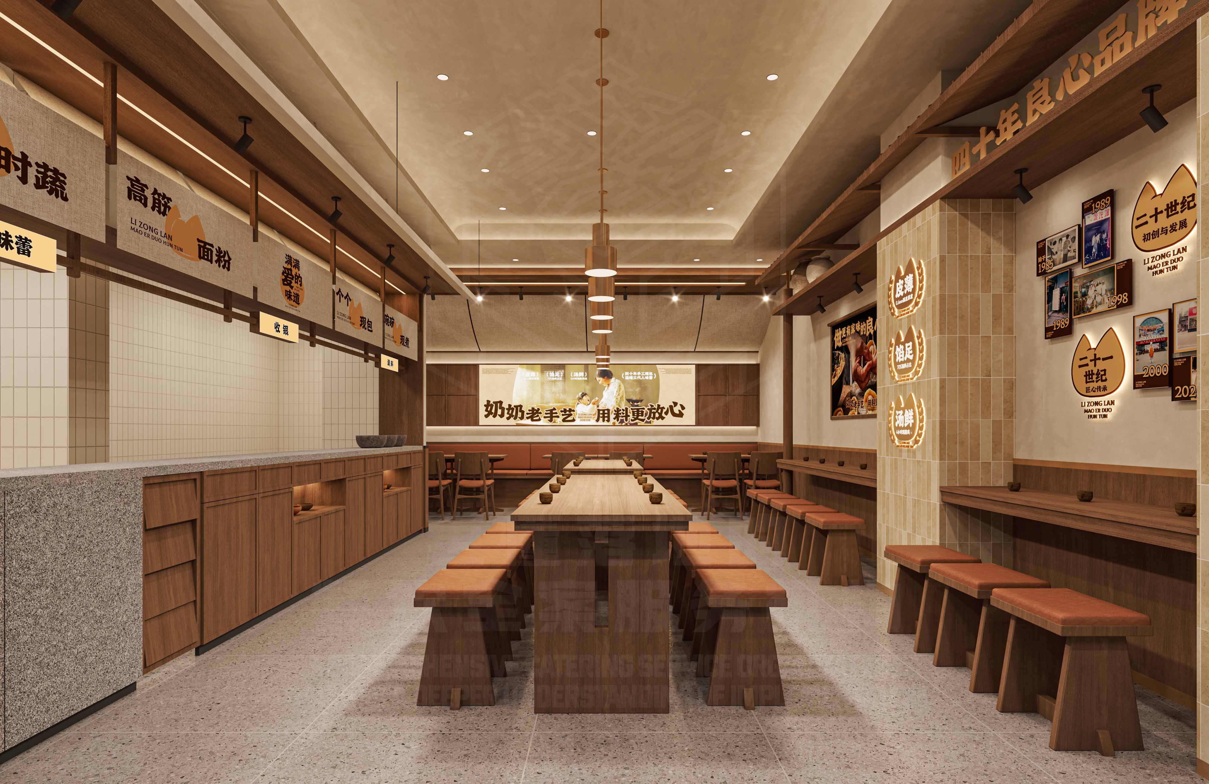 李宗兰 · 猫耳朵馄饨丨中国河南丨集恩餐饮全案设计-15