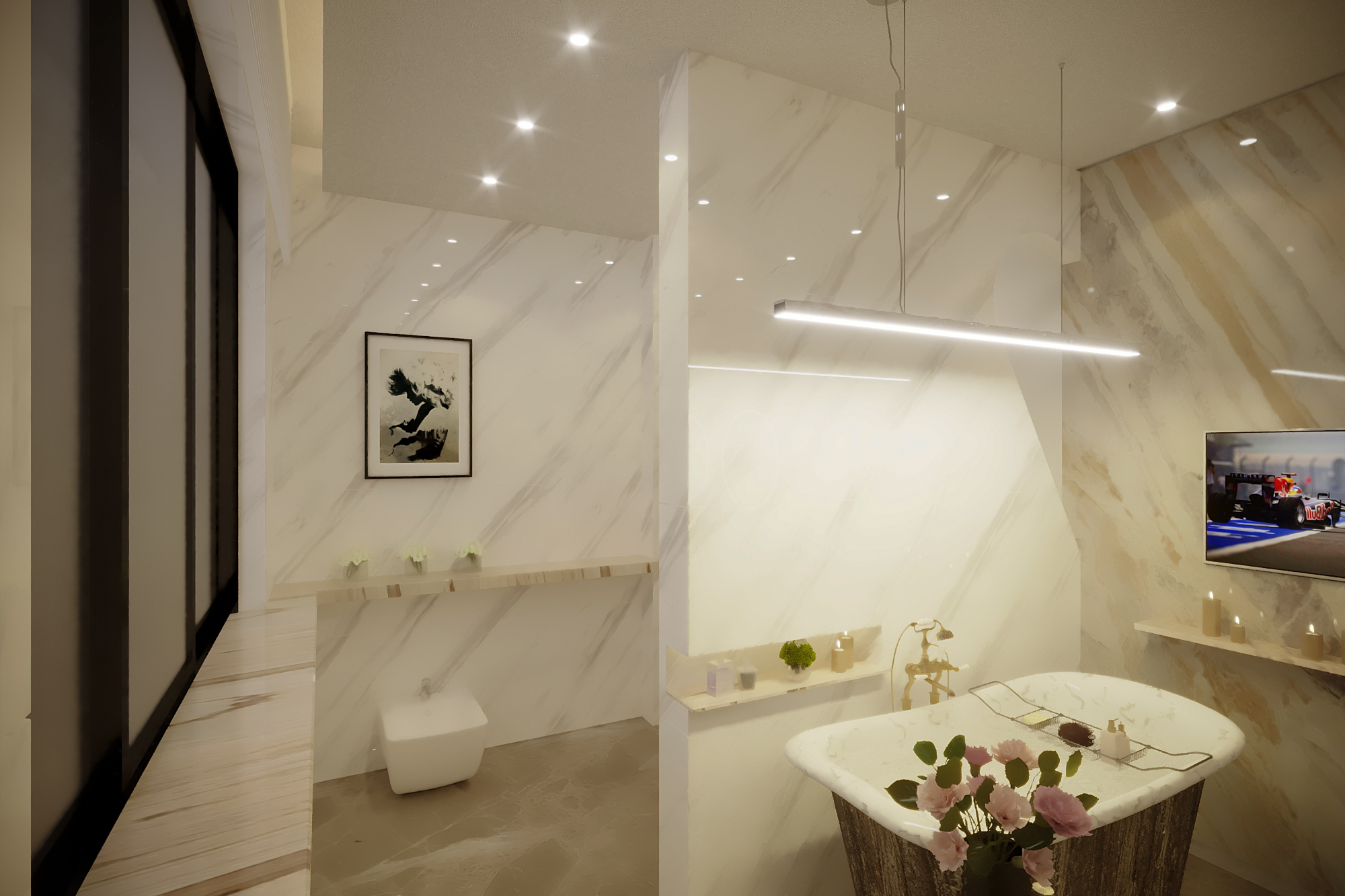 Bed Room with Bath Room 2022-13