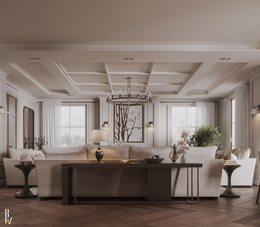 居住区域设计丨美国丨Black N White-16