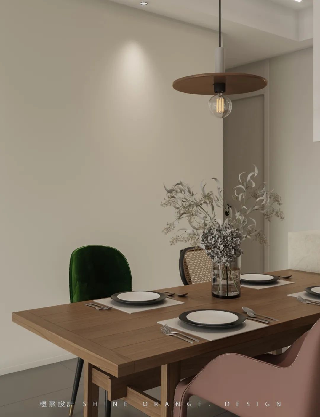 《橙熹设计》 | 混搭风格,充满温暖与趣味的家-45