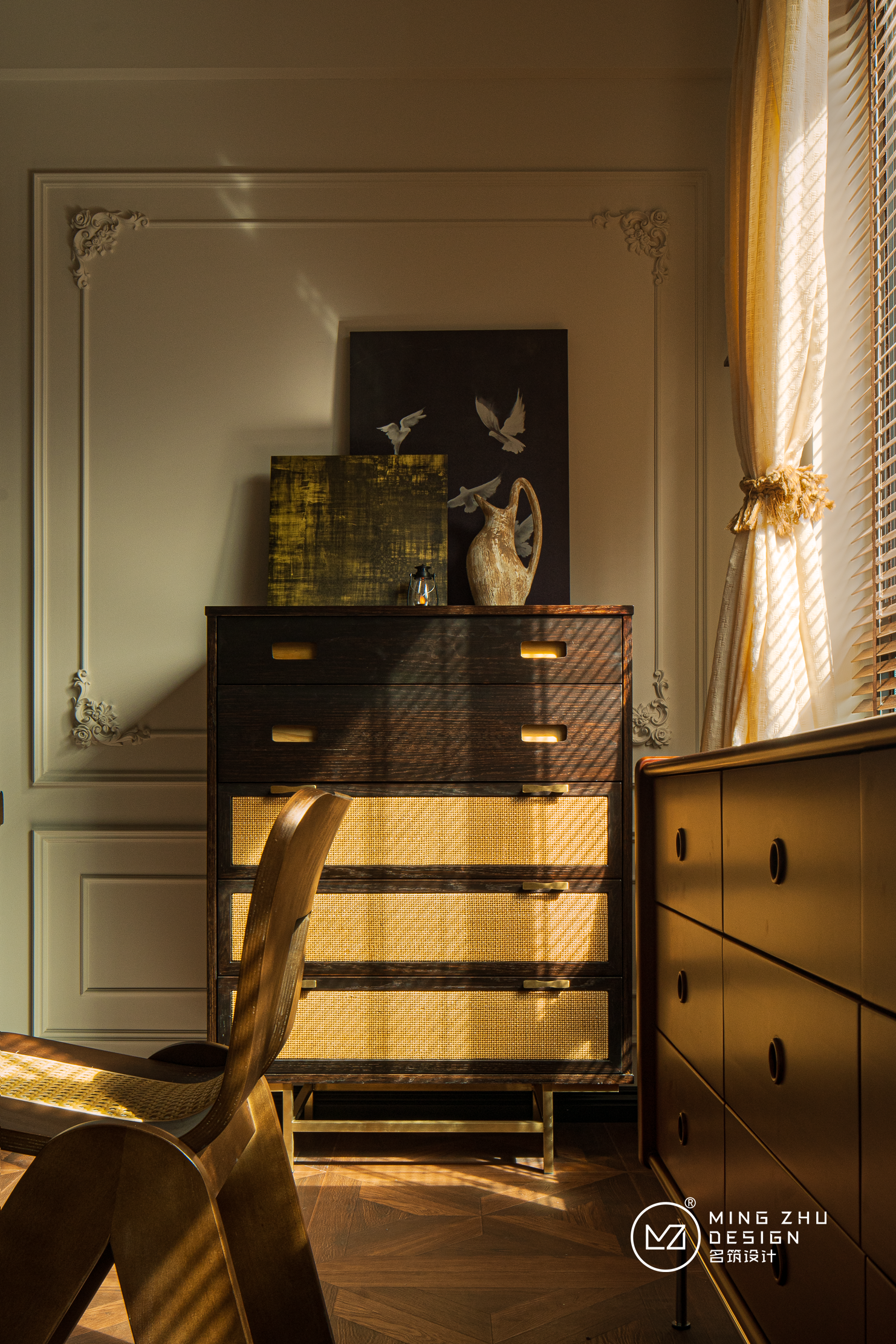 134㎡法式复古风丨中国自贡丨名筑设计-25