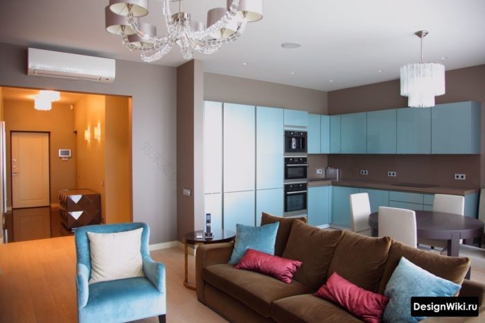 厨房与客厅一体化设计案例-117