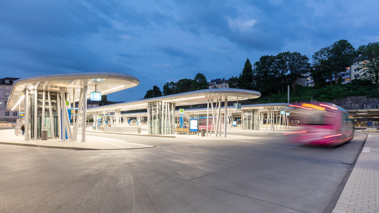 乌珀塔尔  德佩斯贝格火车站区域及公交站项目丨德国-10