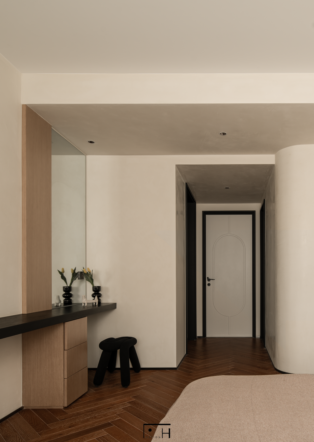 曲线与线的完美交融 · 浙江诸暨御江湾家装设计丨中国浙江丨栗禾设计-48