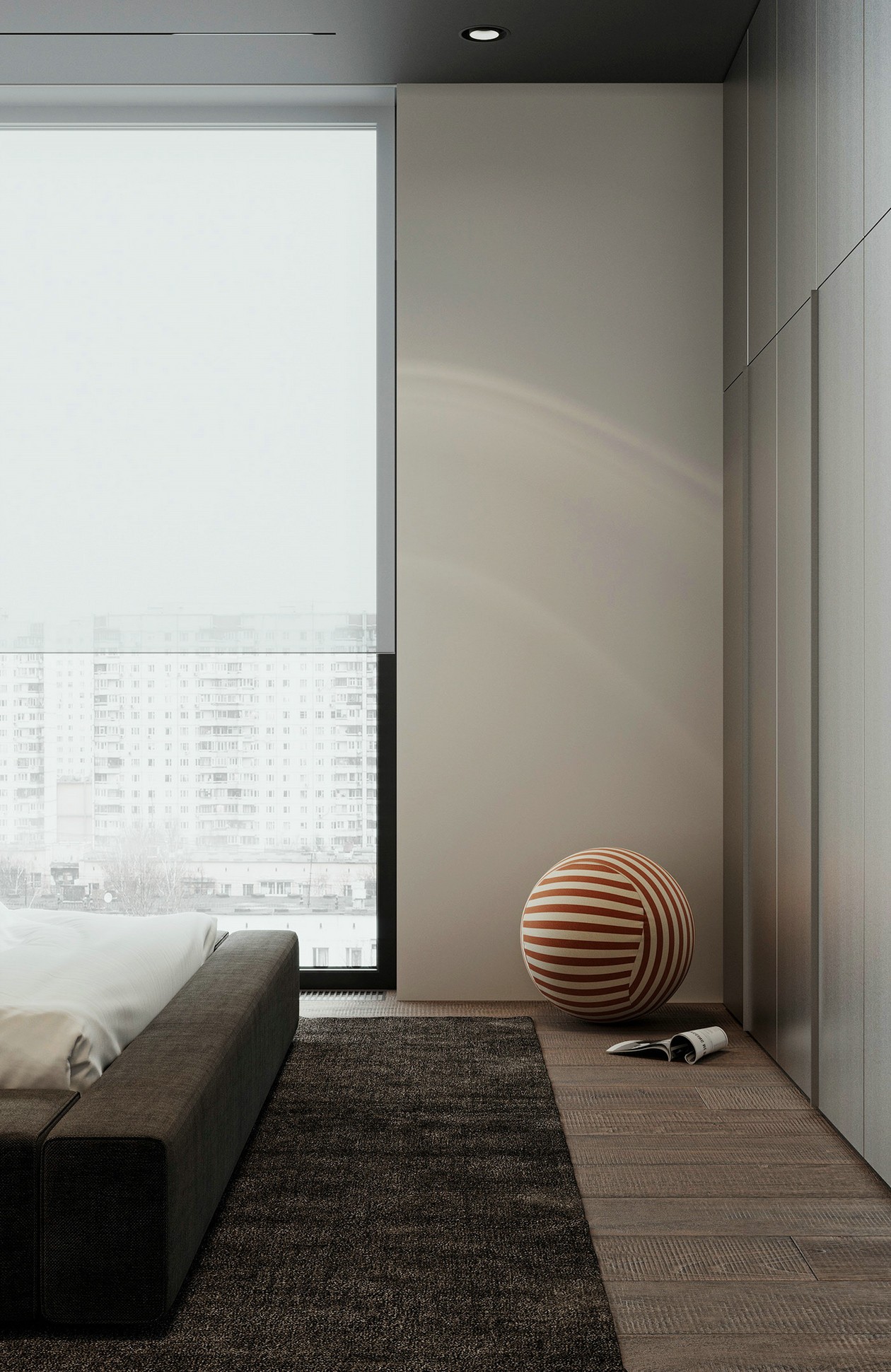 黑色系住宅设计  这也太高级了吧！-13