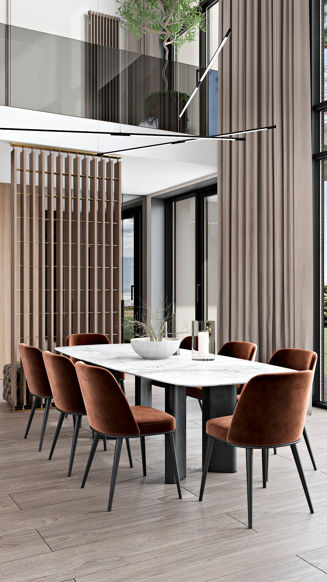 270㎡简约风公寓设计 既舒适又大气-3