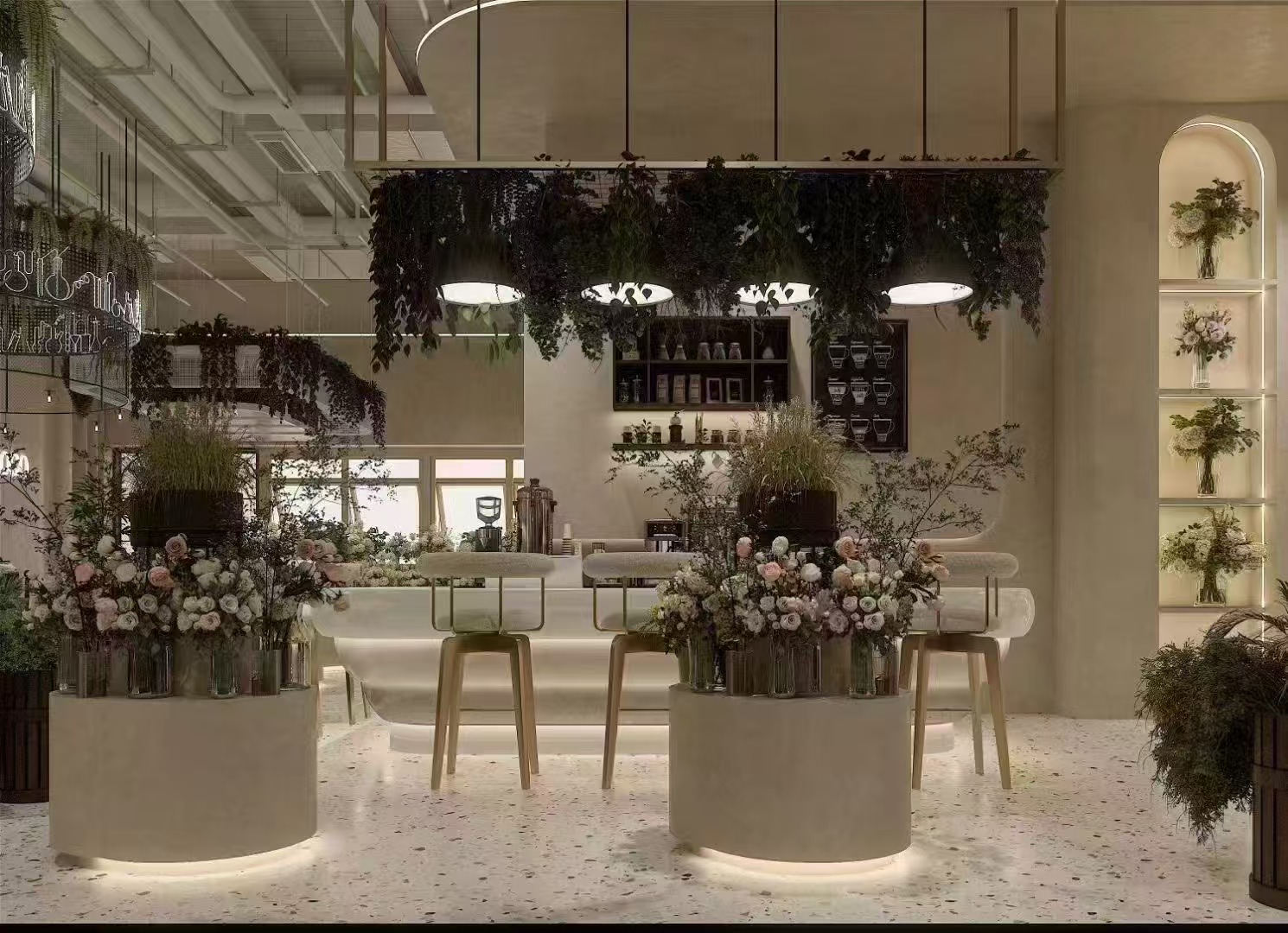 花店 茶咖一体-3