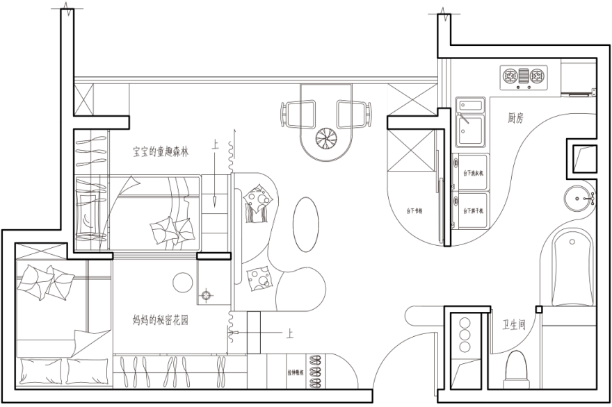 母女共生的春日家园丨哲迳设计-12