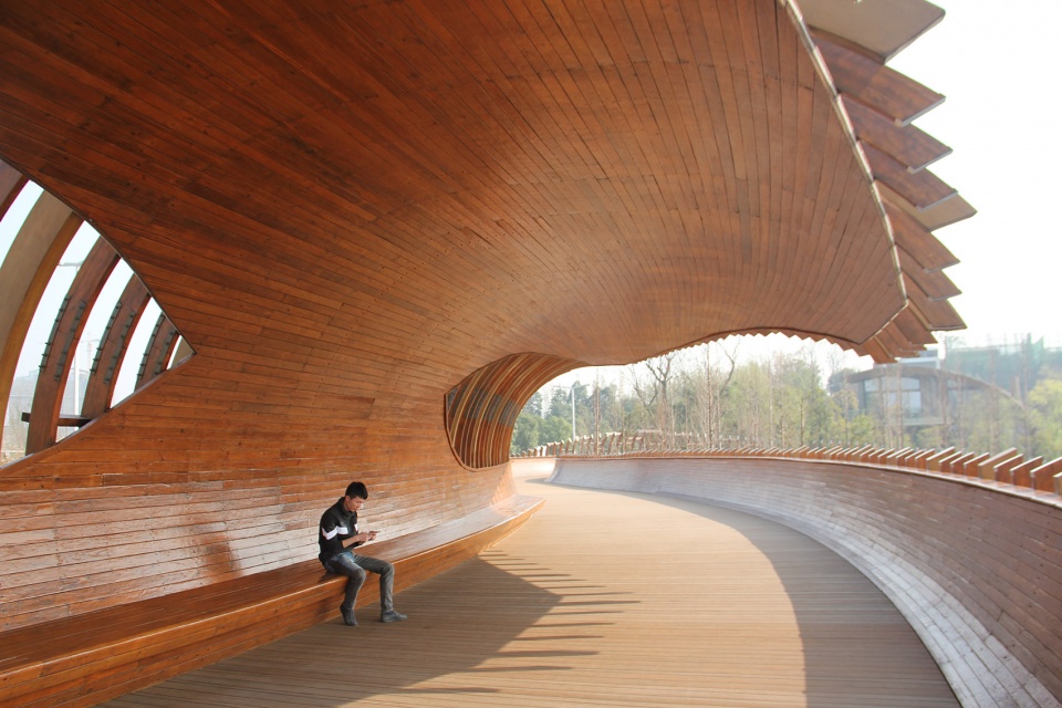 成都市麓湖蛇骨桥丨中国成都丨LOOK Architects-9