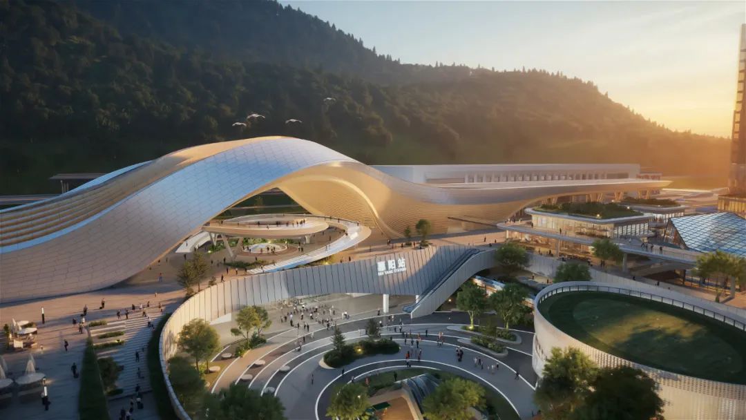 惠阳站综合交通枢纽丨中国惠州丨Aedas-53