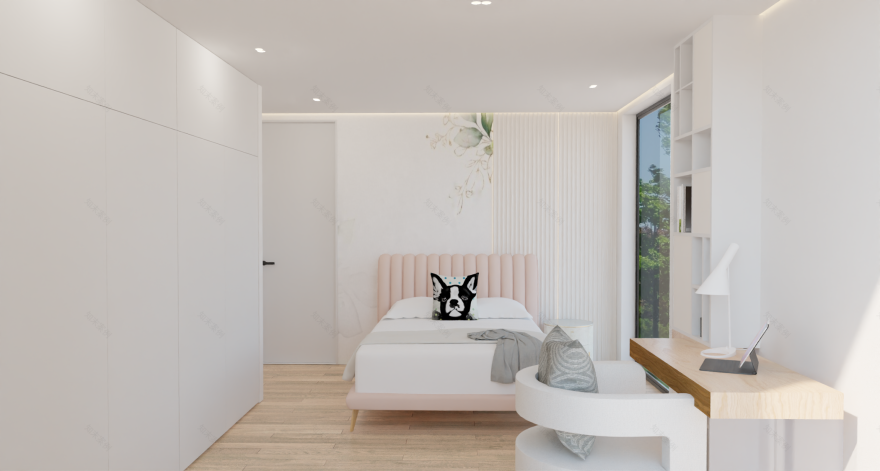 双女孩卧室设计-7