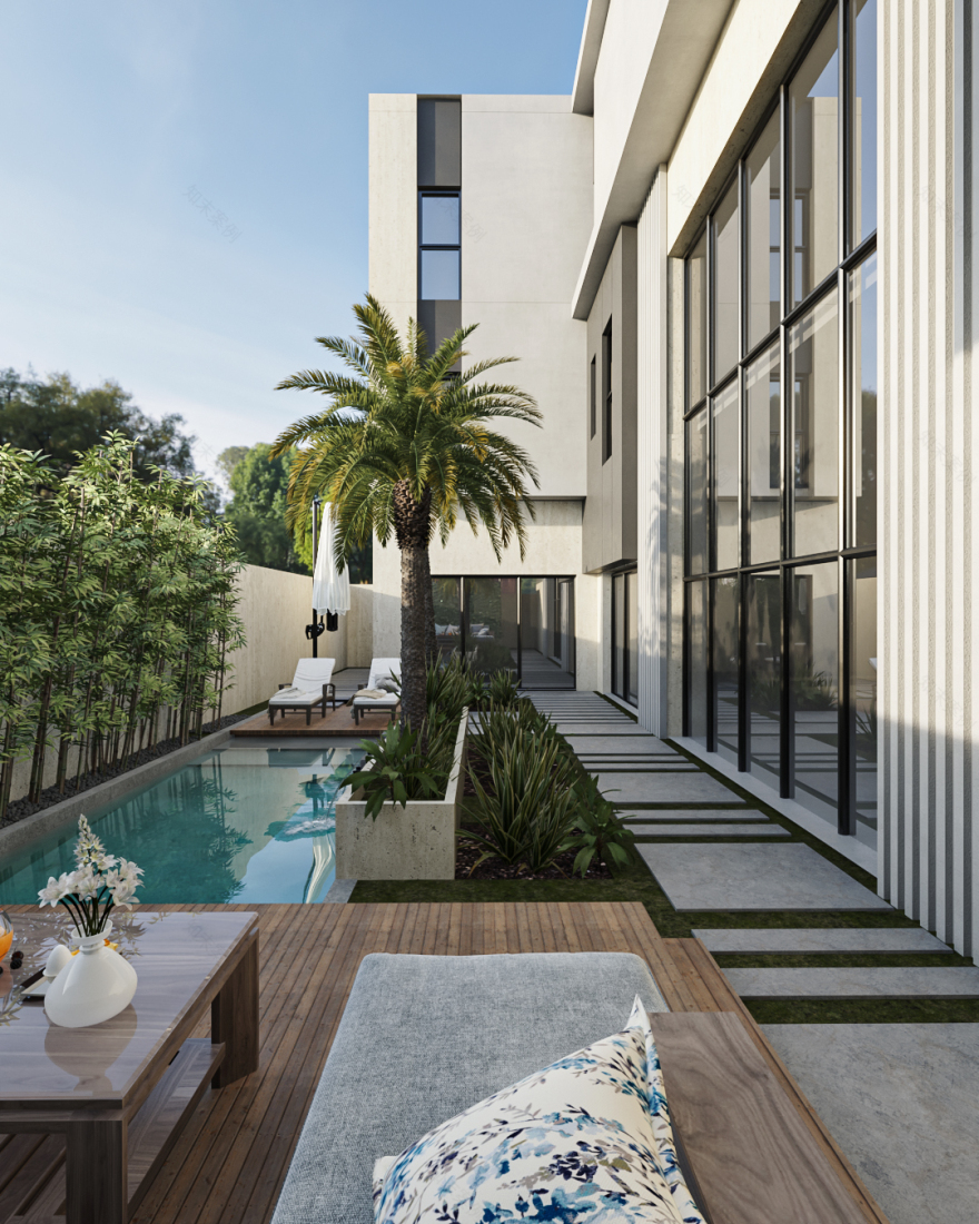 Luxury villa landscape-16