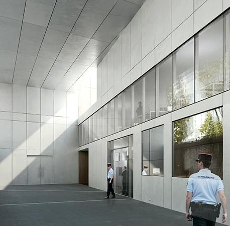 融合司法功能的 Nanterre 监狱设计-14