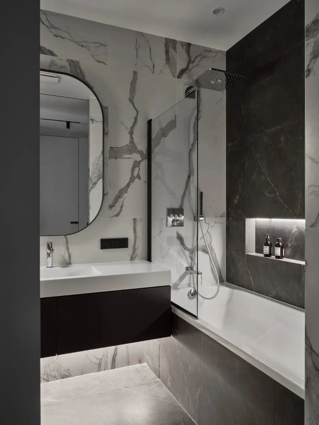 单色魅力 · 58㎡简约公寓设计丨Studio Lina Knyazeva-13