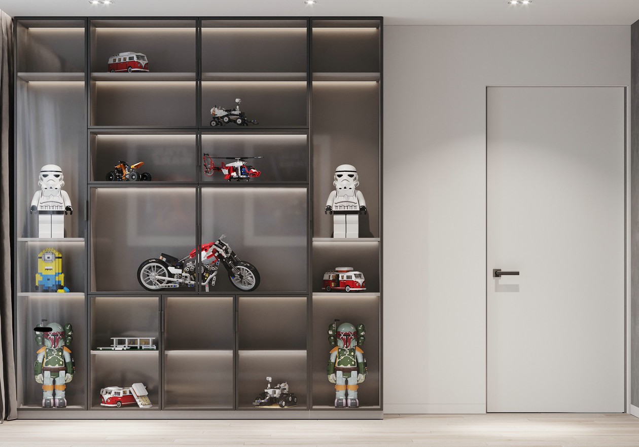 95㎡清爽原木风 纯粹自然的空间气质-11