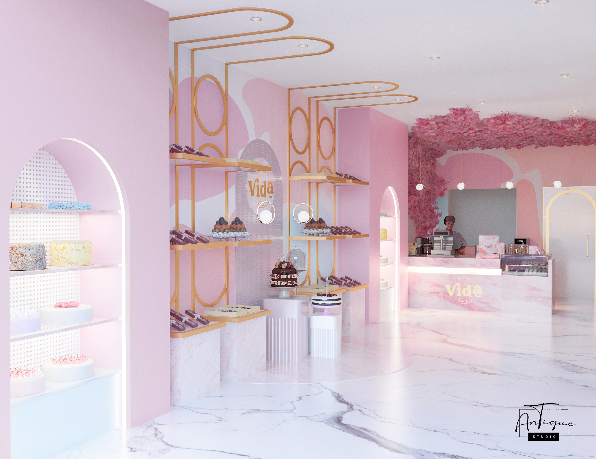 维达巧克力店丨ANTIQUE Studios-13